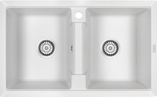 Мойка кухонная Paulmark PM238150-WH белая