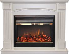 Портал Royal Flame Boston алебастр, под очаги Jupiter FX New / Dioramic 28 LED FX / Symphony 26