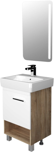 Мебель для ванной 1MarKa Tera 55Н напольная, дуб сонома фото 7