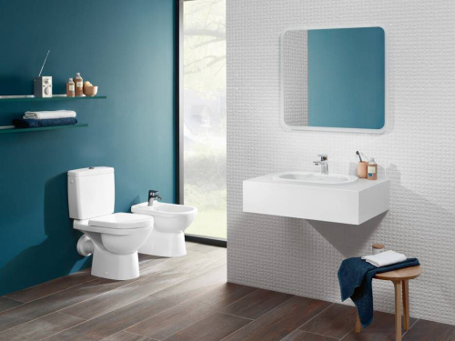 Унитаз-компакт Villeroy & Boch O'Novo 56611001 альпийский белый фото 8