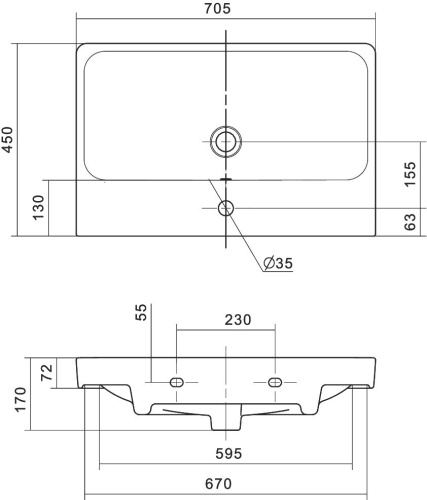 Мебель для ванной AQUATON Сканди 70 дуб рустикальный фото 3 Мебель для ванной AQUATON Сканди 70 дуб рустикальный фото 3
