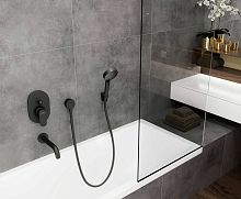 Смеситель Hansgrohe Vernis Blend 71449670 для ванны с душем, черный