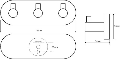 Крючок Bemeta Omega 104405232 Крючок Bemeta Omega 104405232