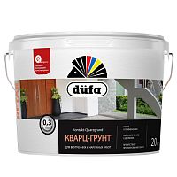 Грунт для внутренних и наружных работ Dufa Retail Kontakt-Quarzgrund RD328 глубокоматовый 20 кг.