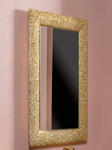 Зеркало Armadi Art NeoArt Aura 60 золото с подсветкой фото 5