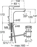 Смеситель Roca L20 5A3F09C00 для раковины