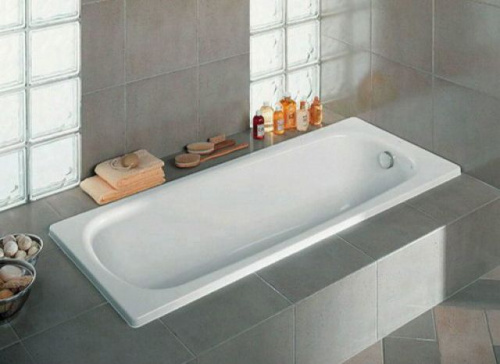 Чугунная ванна Jacob Delafon Soissons 170x70 + ножки и слив-перелив фото 3