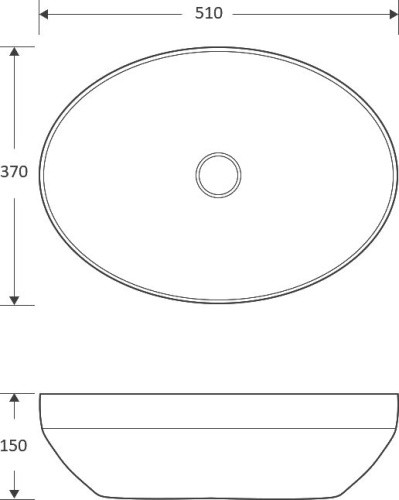 Раковина Mira MR-3751 фото 6