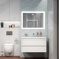 Мебель для ванной Art&Max Family 90, подвесная, Bianco Lucido