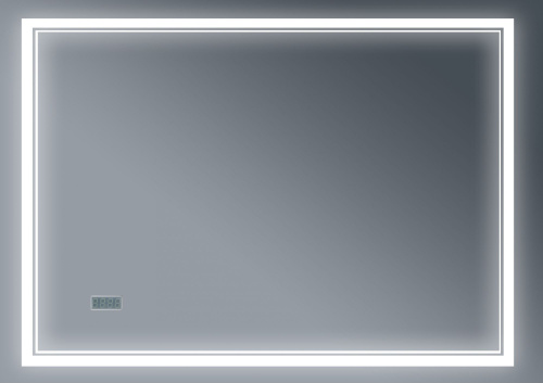 Зеркало Бриклаер Эстель-2 120 с подсветкой, с часами фото 5