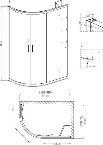 66 600 руб. Душевой уголок Grossman Classic GR-9120R фото 11 Душевой уголок Grossman Classic GR-9120R фото 11
