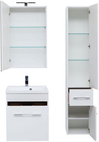 Мебель для ванной Aquanet Августа 58 белая фото 8