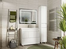 Шкаф-пенал Misty Алиса 35 R, белый, с ящиком