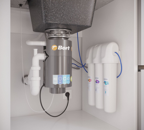 Мойка кухонная DIWO Киров GWS-42 черная фото 7