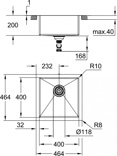 Мойка кухонная Grohe K700 31578SD1 нержавеющая сталь фото 5