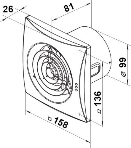 3 990 руб. Вытяжной вентилятор Vents 100 Квайт В фото 3 Вытяжной вентилятор Vents 100 Квайт В фото 3