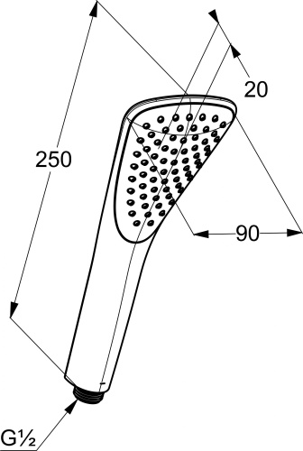 4 110 руб. Душевая лейка Kludi Fizz 1S 6760005-00 фото 4 Душевая лейка Kludi Fizz 1S 6760005-00 фото 4