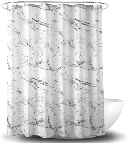 Штора для ванной Carnation Home Fashions Marble 180x200 wave фото 3