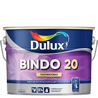 Краска для кухни и ванной Dulux Professional Bindo 20 полуматовая база BW 1 л.