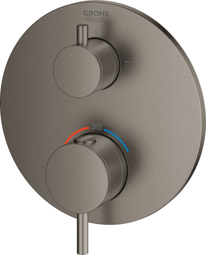 135 100 руб. Термостат Grohe Atrio 24135AL3 для душа, темный графит фото 2 Термостат Grohe Atrio 24135AL3 для душа, темный графит фото 2