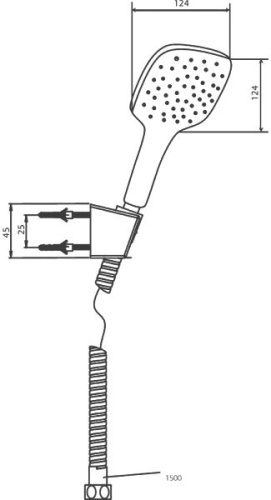 Душевой гарнитур Paini Pescara PSCR131 фото 2