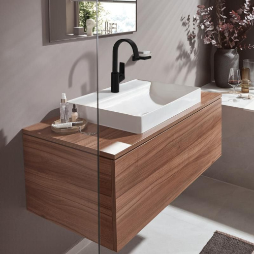 Смеситель Hansgrohe Vivenis 75032670 для раковины, матовый черный фото 3