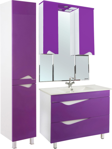 Мебель для ванной Bellezza Эйфория 100 фиолетовая