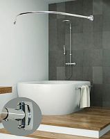 Карниз для ванны GoGo Lux Plus АС 150-90 П2