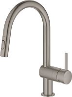 Смеситель Grohe Minta 32321AL2 для кухонной мойки, темный графит