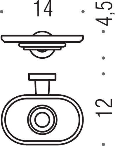 Мыльница Colombo Design Basic B2701 фото 2