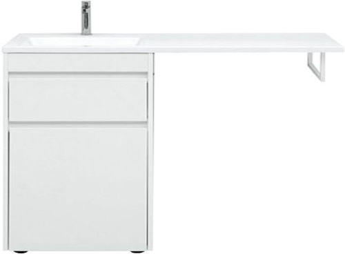 Мебель для ванной Aquanet Токио 68 1 ящик, с бельевой корзиной фото 12