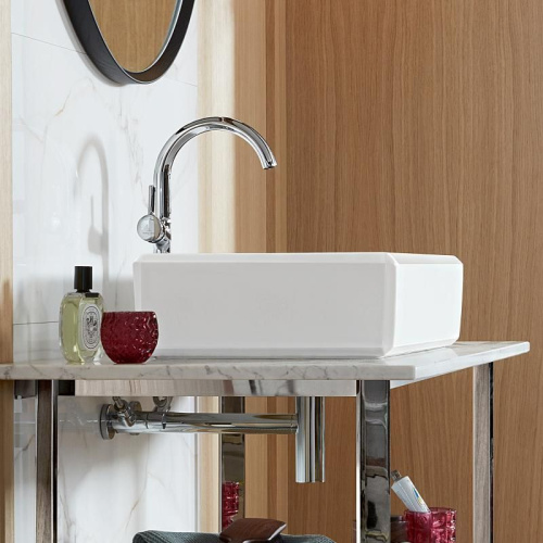 Раковина Villeroy & Boch Antheus 4A1065R1 alpin, ceramicplus, без перелива фото 6