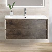 Мебель для ванной BelBagno Albano 100 подвесная, rovere nature grigio