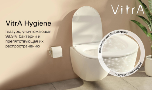 Комплект Система инсталляции для унитазов VitrA 748-5800-01 3/6 л + Чаша для унитаза подвесного VitrA Shift 7742B003-0075 + Кнопка смыва VitrA 740-05 фото 11