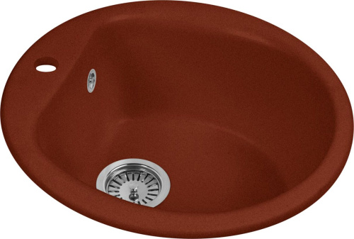 Мойка кухонная AquaGranitEx M-07 красный марс фото 4