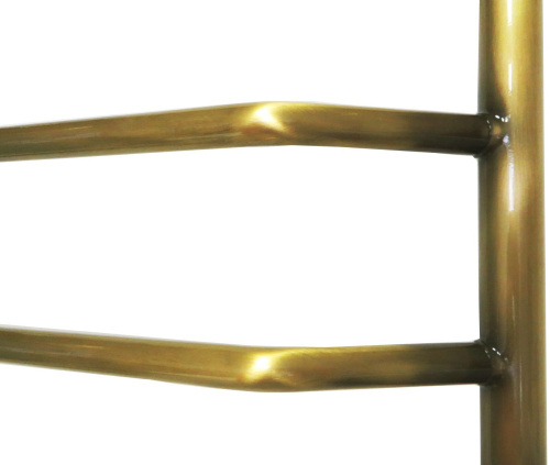 Полотенцесушитель водяной Domoterm Лаура П12 50x98,5, античная бронза фото 3