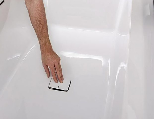 Акриловая ванна Riho Still Smart Elite R, 170x110 фото 2