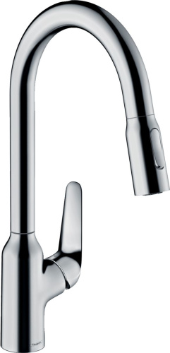 Смеситель Hansgrohe Focus M42 71800000 для кухонной мойки, хром