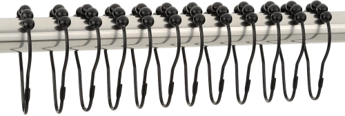 Крючок для шторы Carnation Home Fashions Roller Hook M Black фото 2