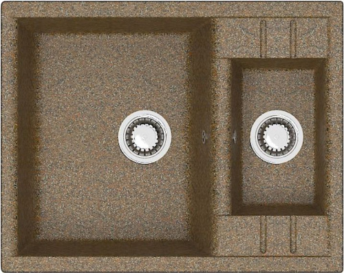 Мойка кухонная ZETT lab. T190Q009 терракот