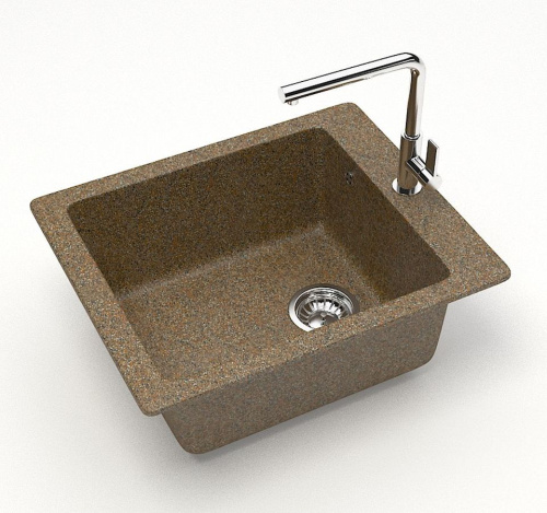 Мойка кухонная ZETT lab. T008Q009 терракот фото 2