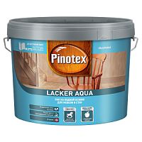 PINOTEX LACKER AQUA 10 лак на водной основе для мебели и стен, для внутр. работ, матовый (1л)