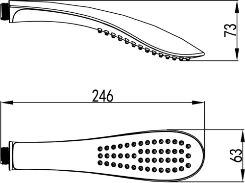 Душевая лейка Lemark LM8006C фото 2