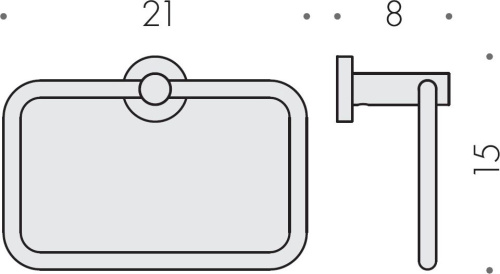 Полотенцедержатель Colombo Design Plus W4931 фото 3