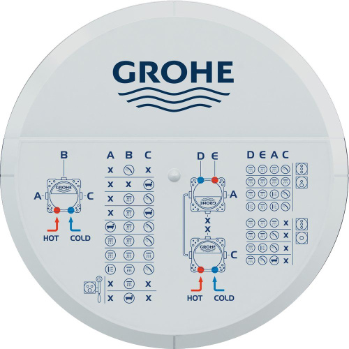 Душевой комплект Grohe Grohtherm SmartControl 29119000 + 35600000 + 27929002 + 26412000 фото 14