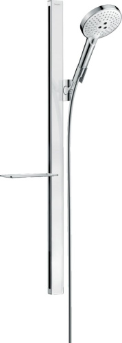 Душевой гарнитур Hansgrohe Raindance Select S 27649400 белый - хром фото 5