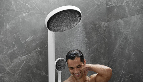 Душевой комплект Hansgrohe RainSelect 15380700 + 15310180 + 26842700 + 26840180 фото 5