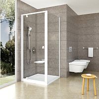 Душевой уголок Ravak PDOP1 90х80, Transparent, профиль и ручки белые