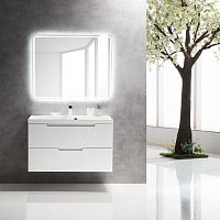 Тумба с раковиной BelBagno Vittoria 100 bianco lucido