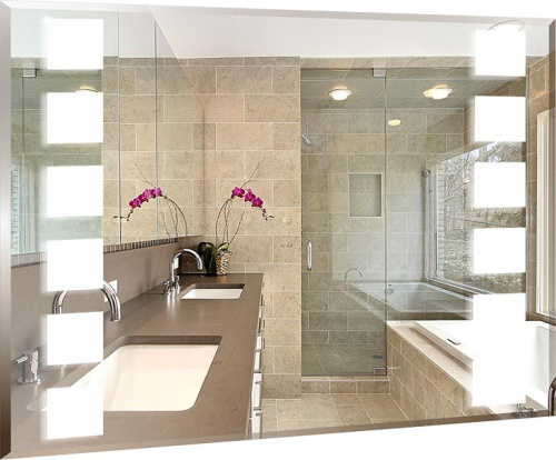 Зеркало Mixline Стиль Блюз 80 с подсветкой Зеркало Mixline Стиль Блюз 80 с подсветкой